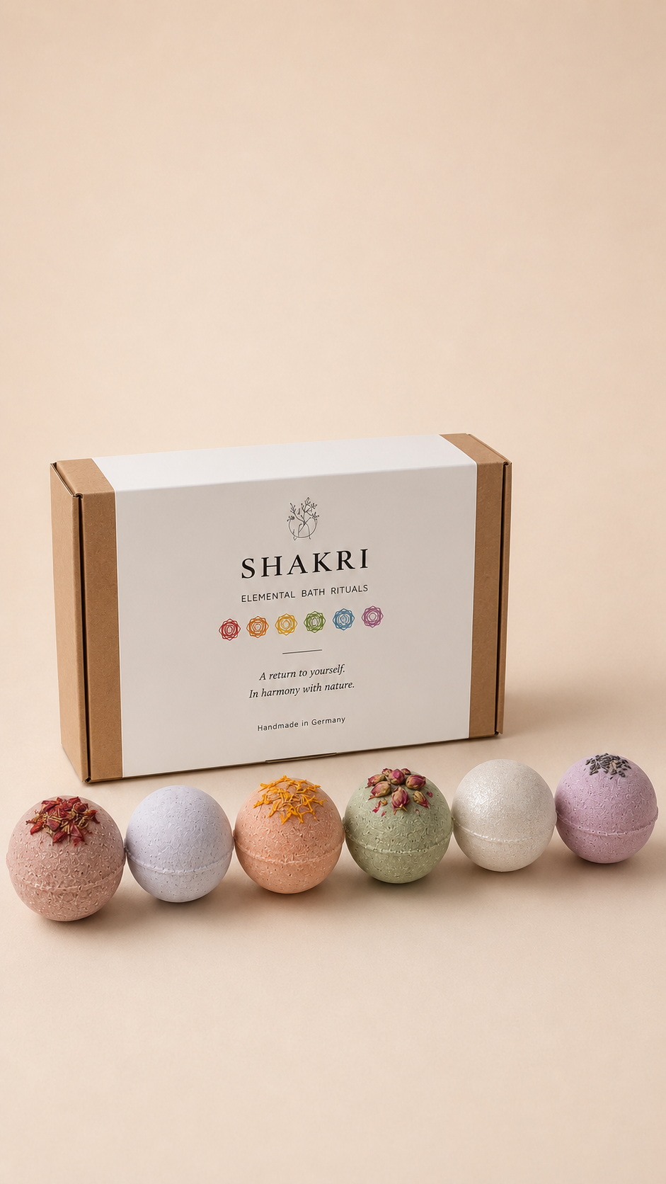 SHAKRI Geschenkset – 6 Baderituale
