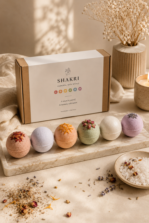 SHAKRI Geschenkset – 6 Baderituale